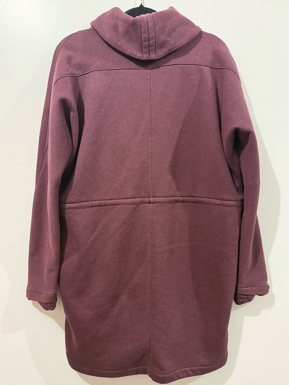 Lululemon &Go Take You There Cotton & Fleece Wrap Heathered Arctic Plum Size 10 - Picture 2 of 7